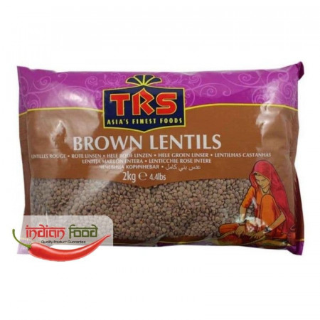 TRS Lentils Brown Whole Masoor - 2kg