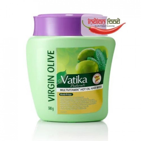 Vatika Naturals Hair Mask Virgin Olive (Masca pentru Par cu ulei de Masline Migdale+Henna) 500g
