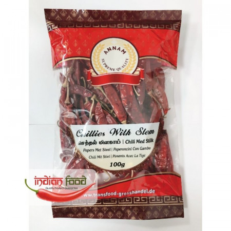 Annam Dried Red Chilli Whole - 100g
