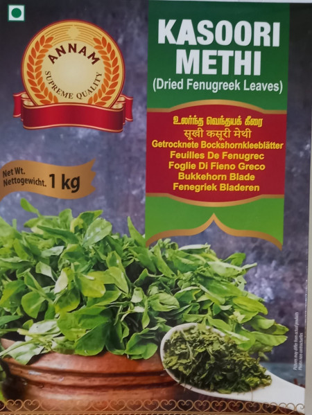 Annam Kasuri Methi Leaves (Frunze de Schinduf) 1kg