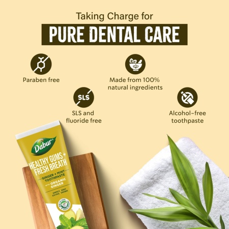 Dabur Toothpaste Ginger Mint 100 ml - Img 4