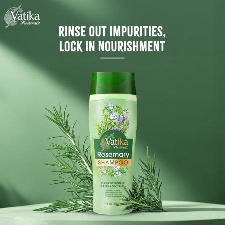 Vatika Natural Rosemary Shampoo Formula Stimulatoare si Fortifianta 425 ml - Img 2