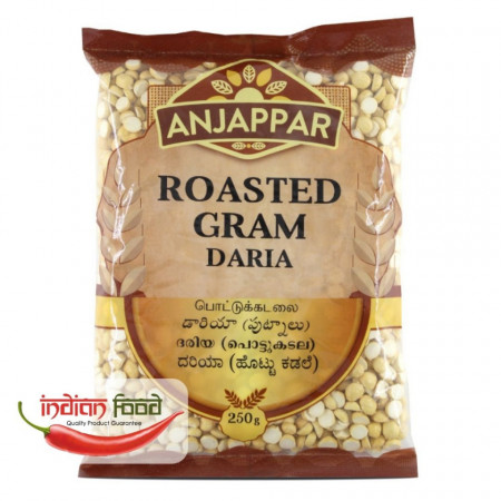 Anjappar Roasted Gram Pottukadalai / Daria (Naut Bisectat Prajit) 250g
