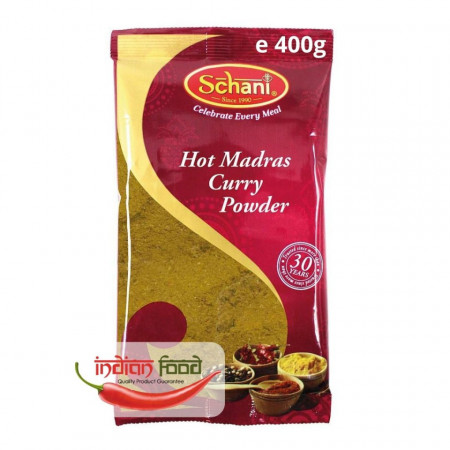 Schani Madras Curry Powder Hot (Condiment pentru Curry Picant) 400g