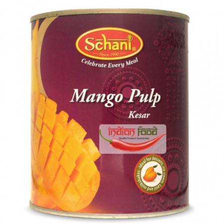 Schani Mango Pulp Kesar (Nectar de Mango) 850g