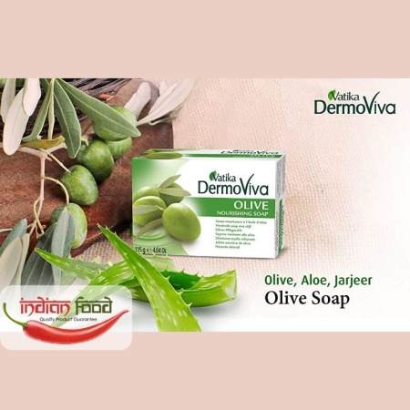 VATIKA Olive Soap Sapun Nutritiv de Masline Aloe Vera Rucola 100g - Img 3