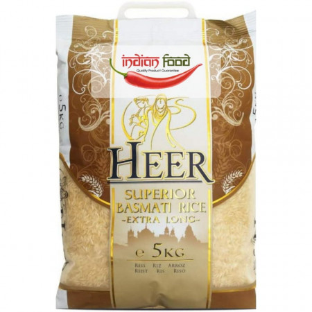 Heer Basmati Rice Superior - Extra Long - 5kg