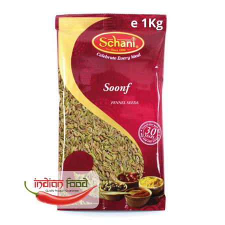 Schani Soonf Fennel Seeds (Seminte de Fenicul) 1kg