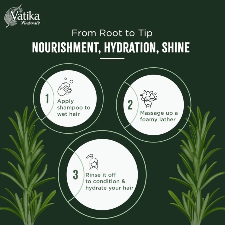 Vatika Natural Rosemary Shampoo Formula Stimulatoare si Fortifianta 425 ml - Img 6