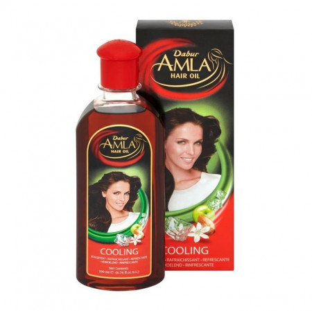 DABUR Amla Hair Oil Cooling (Ulei de Amla Racoritor, Menta si Lemn de Santal) 200ml
