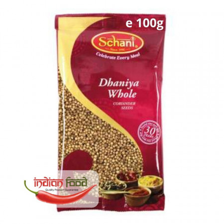 Schani Dhania Whole - Coriander Seeds 100g