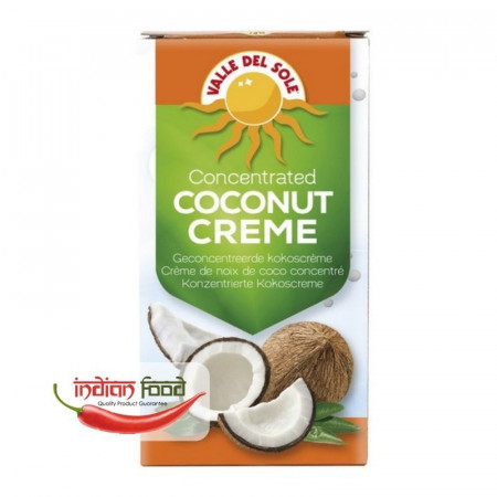 VALLE DEL SOLE COCONUT CREAM (Crema de nuca de Cocos) 200g