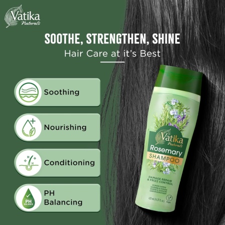 Vatika Natural Rosemary Shampoo Formula Stimulatoare si Fortifianta 425 ml - Img 3