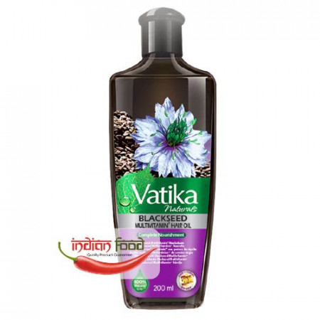 Vatika Naturals Black Seed Multivitamin+ Hair Oil (Ulei de par cu seminte Negre) 200ml