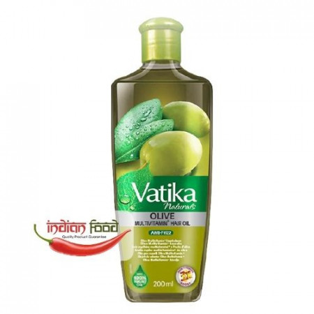 Vatika Naturals Olive Multivitamin+ Hair Oil (Ulei de Masline pentru Par Migdale si Cactus) 200ml