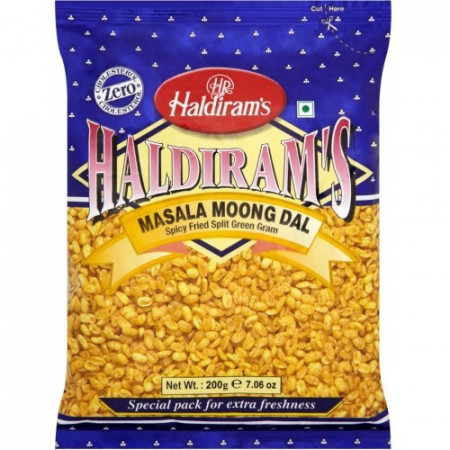 HALDIRAM Moong Dal Masala (Snacks Indian de Linte Galbena Condimentat ) 200g
