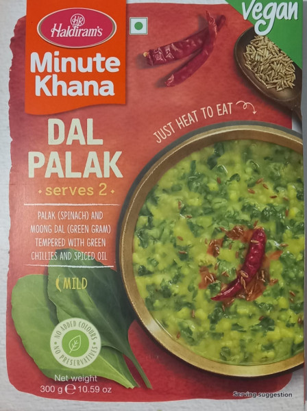 Haldiram's Ready To Eat Dal Palak 300g