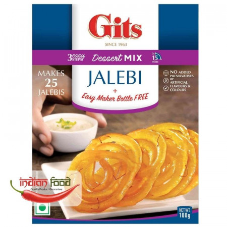 GITS Jilebi Mix with Maker Covrigei Indieni Insiropati SemiPreparati 100g - Img 3