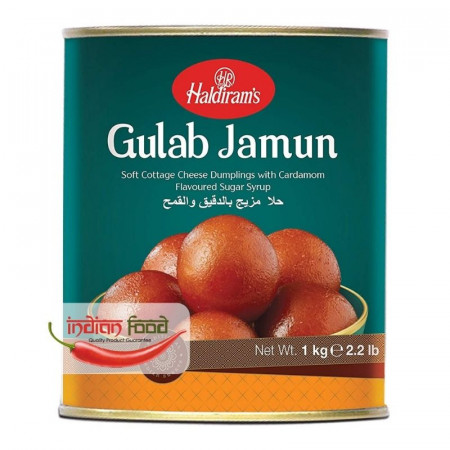 HALDIRAM Gulab Jamun Tin (Gogosi Indiene Insiropate) 1kg