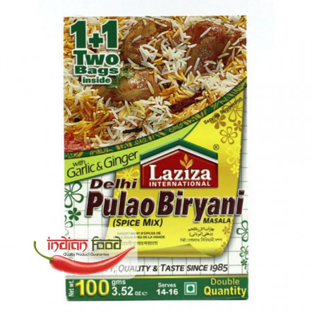 Laziza Delhi Pulao Masala (Condiment pentru Orez cu Carne Delhi - Pilaf) 100g