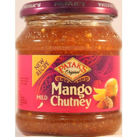 PATAK'S Mango Chutney Mild (Pasta de Mango Dulce) 340g
