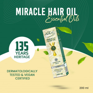 Dabur Amla Miracle Oil - 200ml | Infused With 22 Ayurvedic Essential Oils | - Img 2