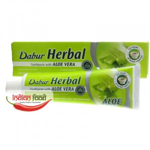DABUR Herbal Toothpaste Aloe Vera (Pasta de Dinti cu Aloe Vera Alarak + Arborele de Ceai) 100ml