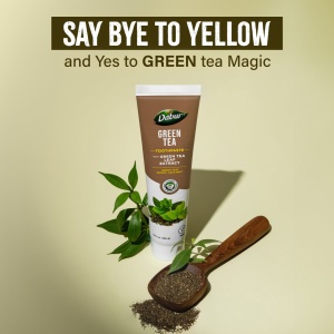 Dabur Organic Green Tea Toothpaste – 100ml - Img 6