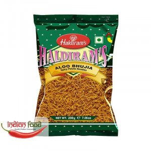 HALDIRAM Alu (Aloo) Bhujia (Snacks din Fulgi de Cartofi ) 200g