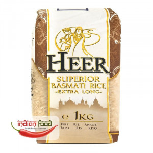 Heer Basmati Rice Extra Long Orez Basmati Bob Lung 1 kg