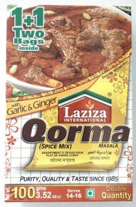 LAZIZA Qorma Masala Condiment pentru Qorma 100g