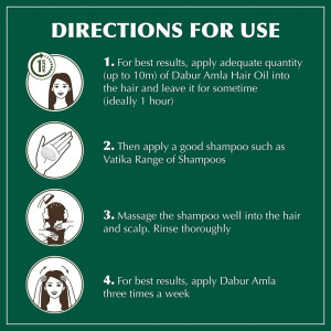 DABUR Amla Hair Oil Ulei de Amla 200ml - Img 4