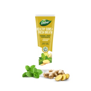 Dabur Organic Ginger & Mint Toothpaste - 100 ml