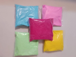 Rangoli Colours Box 5*200g Colours Set Pudra Rangoli 1kg