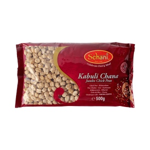 Schani Kabuli Chana Naut Jumbo Chick Peas Bob Mare Bogat in Proteine 500g
