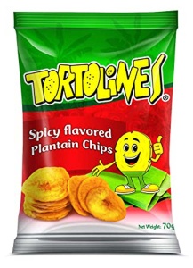 TORTOLINES CHIPS SPICY 85g - Chipsuri de Banane Picant