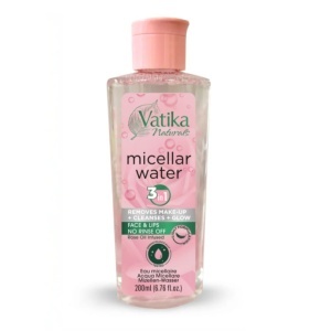 Vatika Natural Micellar Rose Oil Infused - Water Apa micelara cu ulei de trandafir 200 ml
