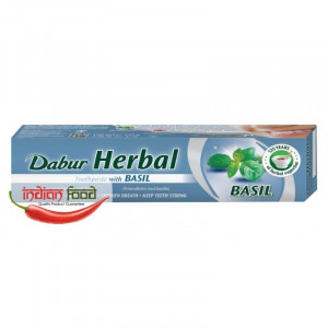 DABUR Herbal Toothpaste Basil (Pasta de Dinti cu Busuioc Indian) 100ml