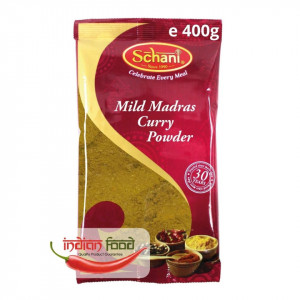 Schani Madras Curry Powder Mild (Condiment pentru Curry Mediu) 400g