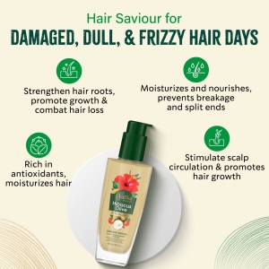 Vatika Naturals Hibiscus Olive Ritual Hair Oil 100ml - Img 3