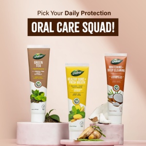Dabur Organic Coconut Oil & Baking Soda Toothpaste – 100ml - Img 7