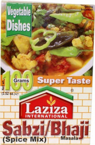 LAZIZA SabziBhujia Masala Condiment pentru Legume 100g