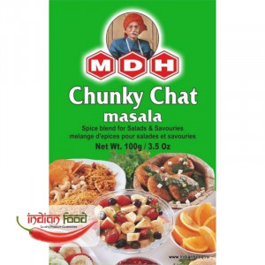 MDH Chunky Chat Masala Condiment pentru Aperitive Salate 100g