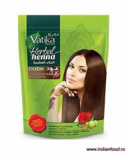 VATIKA Natural Herbal Henna Powder Oudh Henna Naturala Pudra cu Aroma de Oud 200g