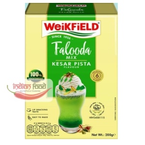 Weikfield Falooda Mix Kesar Pista Aroma de sofran si fistic 200g