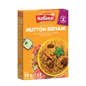National Spice Mix for Mutton Biryani Amestecul de condimente pentru Mutton Biryani 78g