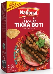 National Spice Mix for Tikka Boti (Amestecul de condimente pentru Tikka Boti) 88g
