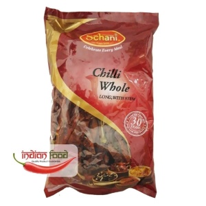 Schani Chilli Whole Ardei Rosu Intreg cu Coada 200g