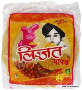 Lijjat Punjabi Masala Papads - Snacks Indian 200g - Img 2