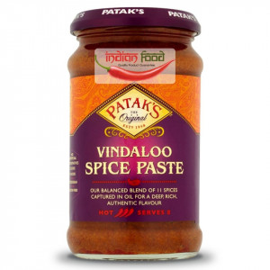 PATAK'S Vindaloo Spice Paste (Pasta pentru Curry Vindaloo) 283g